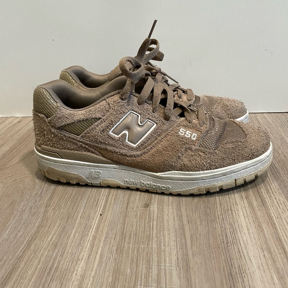 New Balance 550 Mens 7.5 Women 8 Suede Mesh BB550PHA Brown
